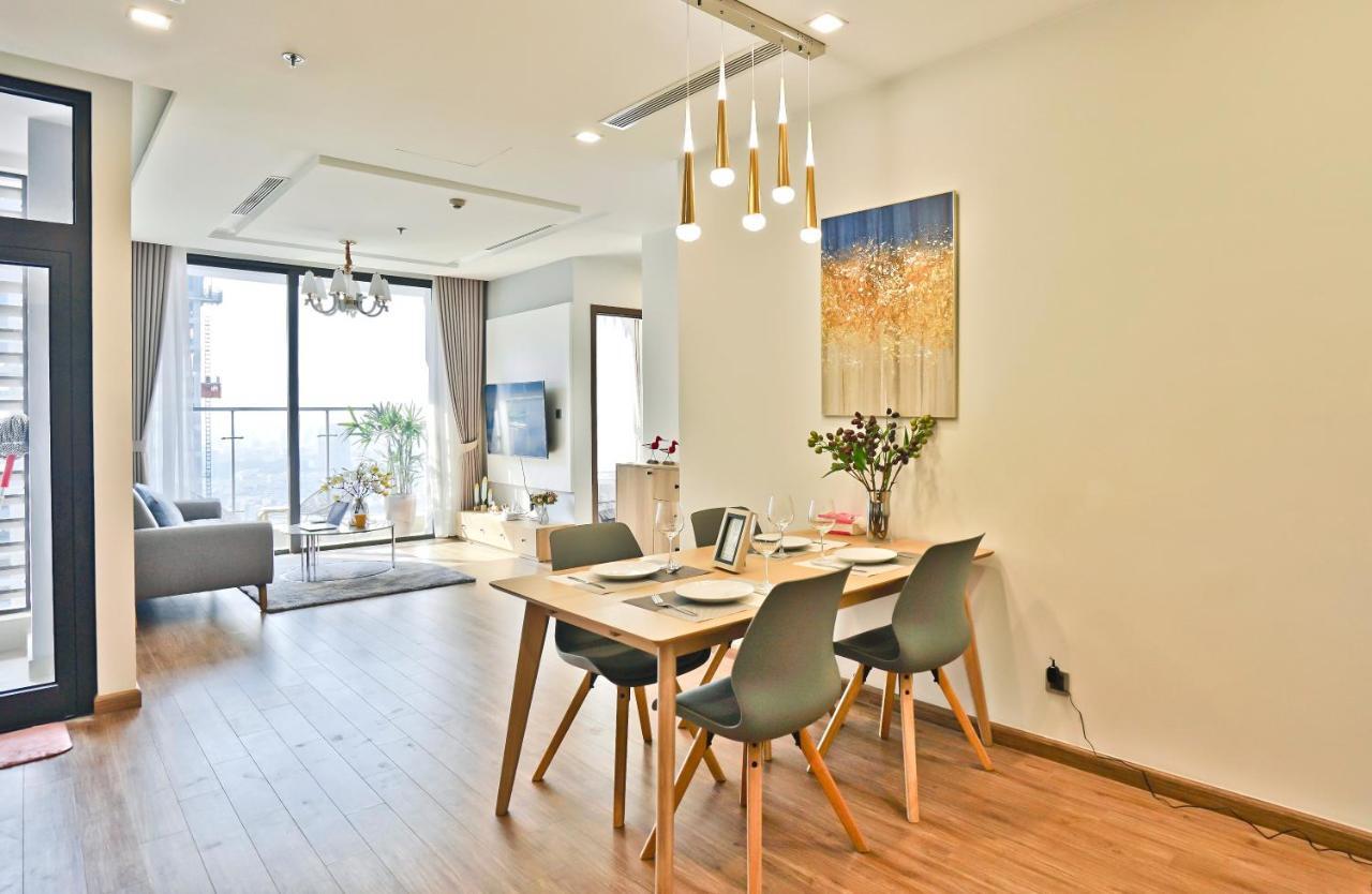 Hi-Home Suites - Vinhomes Metropolis ฮานอย ภายนอก รูปภาพ